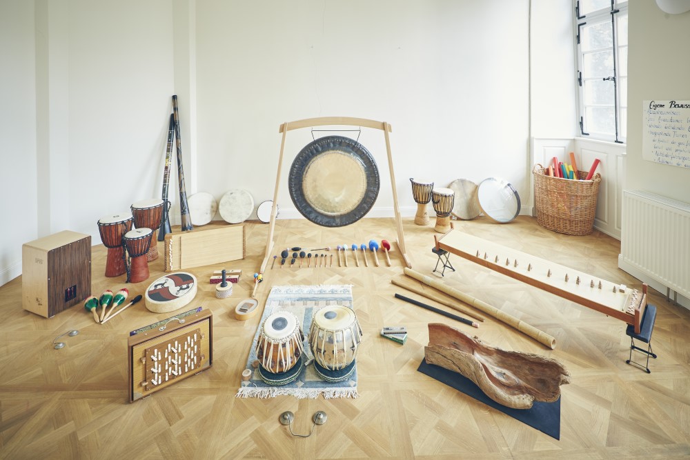 Für die Gongtherapie kommen unterschiedliche Instrumente zum Einsatz.